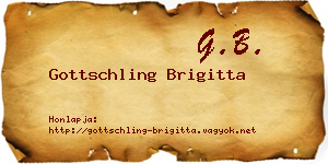 Gottschling Brigitta névjegykártya